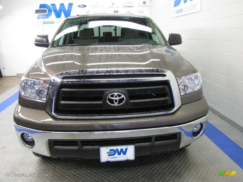 2010 Tundra Double Cab 4x4 - Pyrite Brown Mica / Sand Beige photo #6