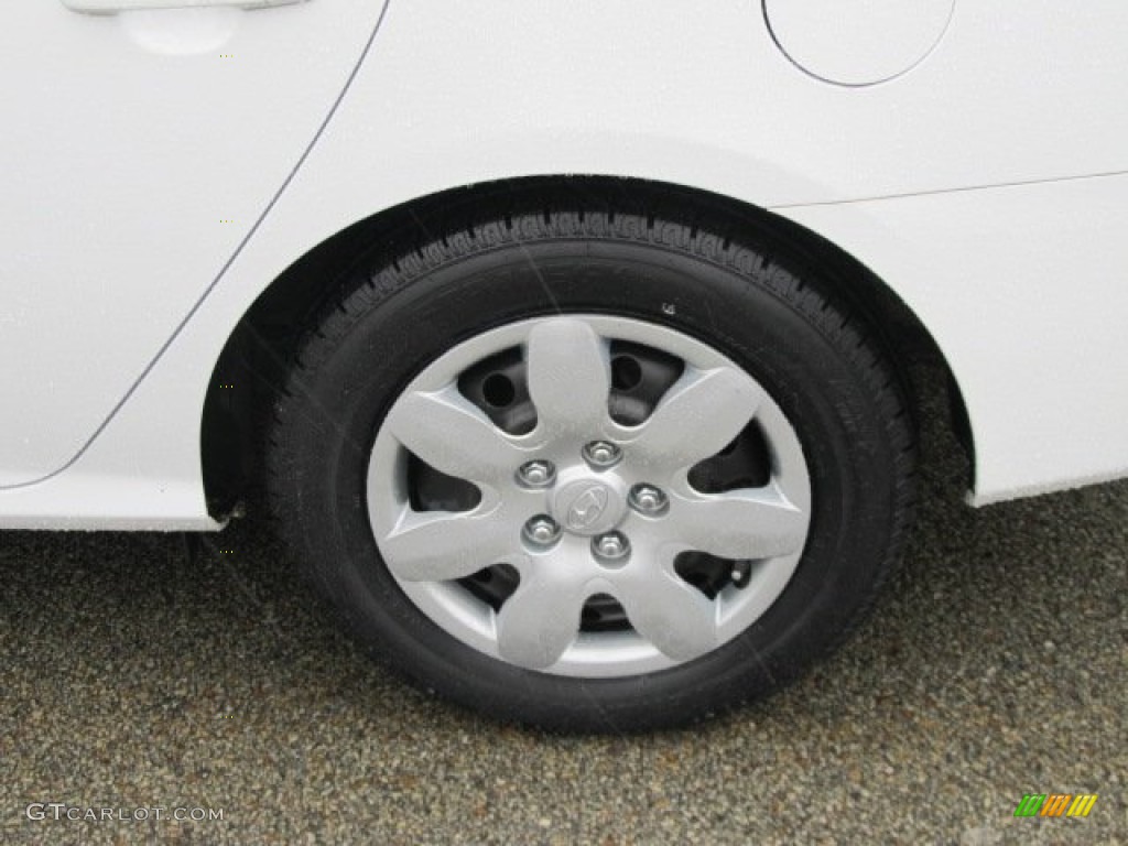 2009 Elantra GLS Sedan - Captiva White / Beige photo #4