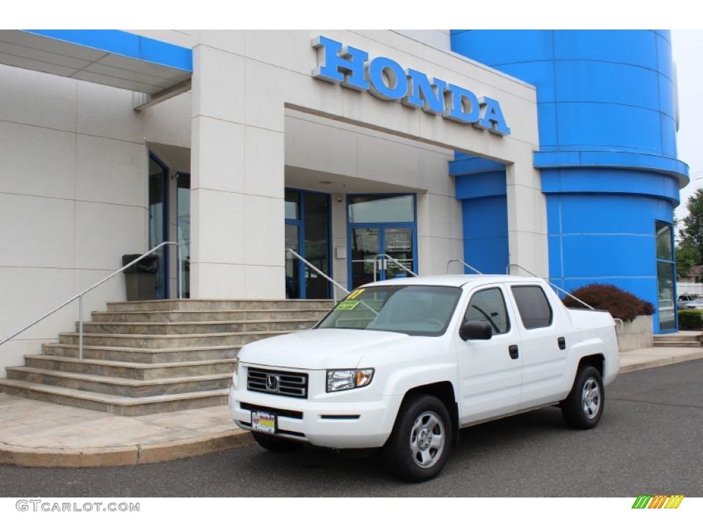 2007 Ridgeline RT - White / Gray photo #1