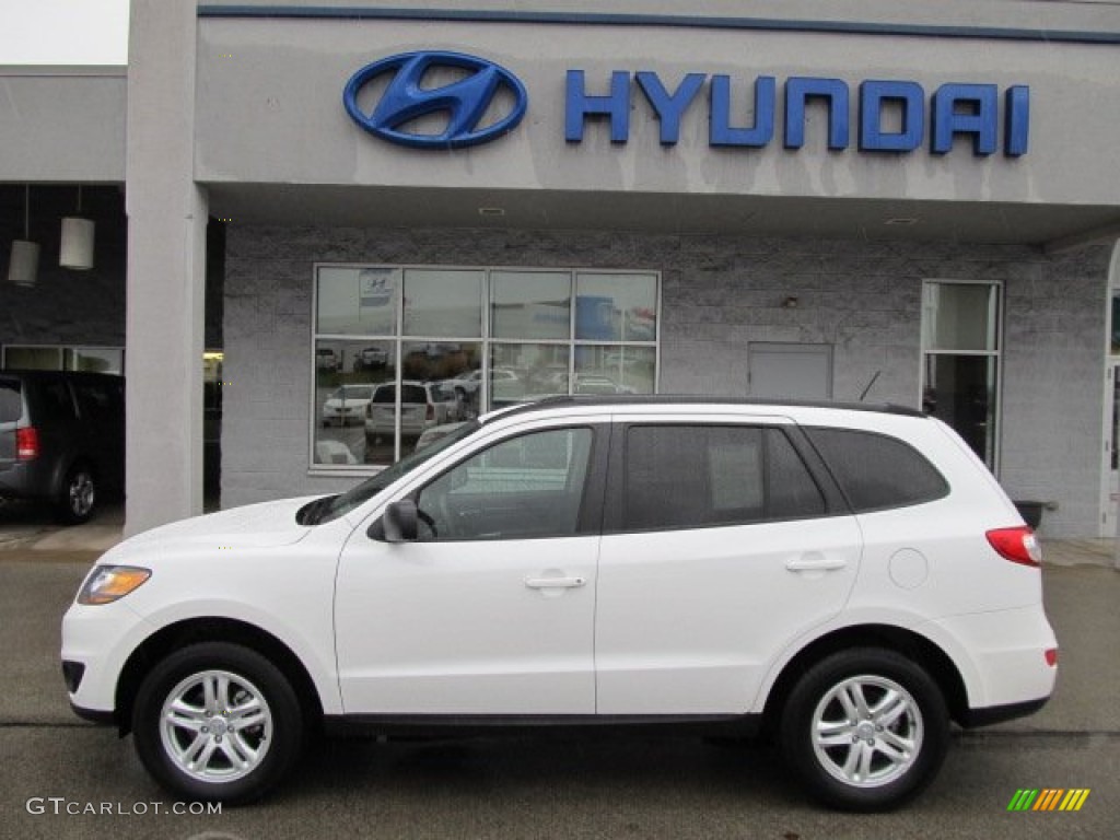 Frost White Pearl 2011 Hyundai Santa Fe GLS AWD Exterior Photo #56569932