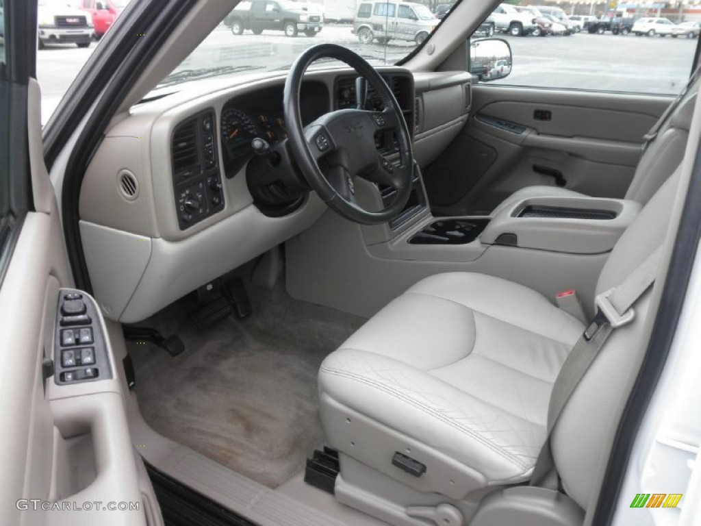 2004 Yukon XL 1500 SLT 4x4 - Summit White / Neutral/Shale photo #6