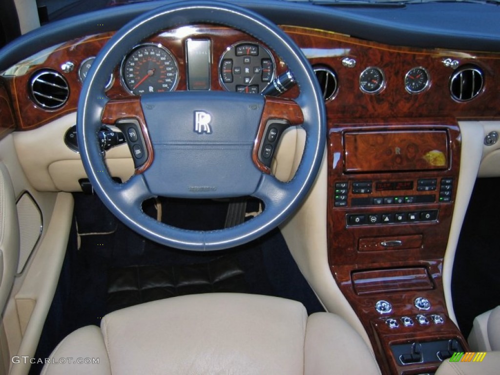 1999 Rolls-Royce Silver Seraph Standard Silver Seraph Model Beige/Navy Blue Dashboard Photo #56571339