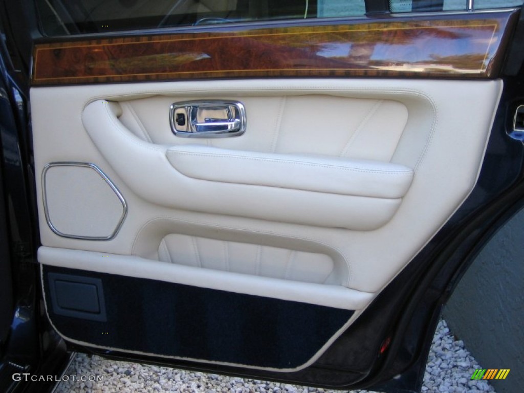 1999 Rolls-Royce Silver Seraph Standard Silver Seraph Model Beige/Navy Blue Door Panel Photo #56571459