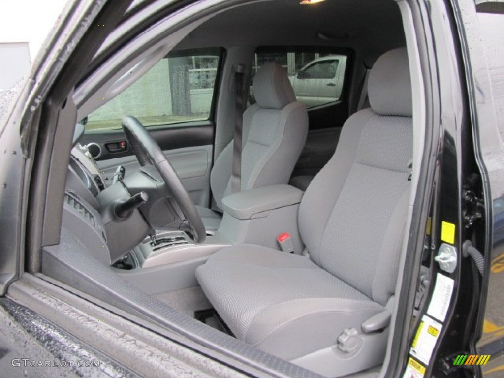 Graphite Interior 2010 Toyota Tacoma V6 SR5 TRD Sport Double Cab 4x4 Photo #56572110