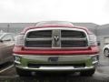 2009 Inferno Red Crystal Pearl Dodge Ram 1500 Big Horn Edition Crew Cab 4x4  photo #2