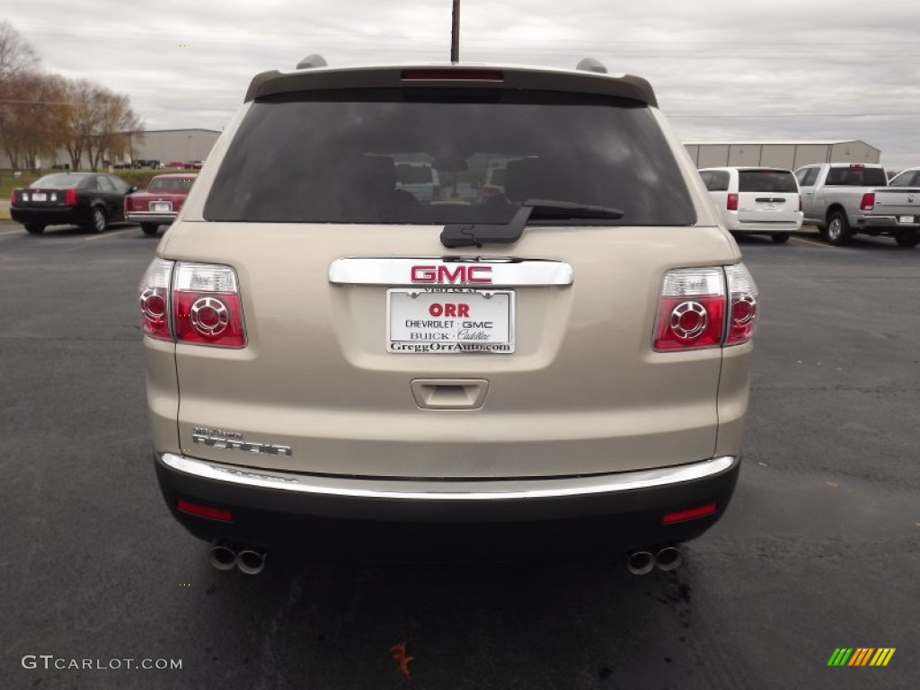 2012 Acadia SL - Gold Mist Metallic / Ebony photo #6