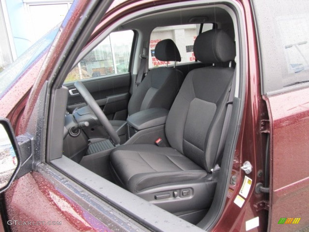 Black Interior 2011 Honda Pilot EX 4WD Photo #56573157