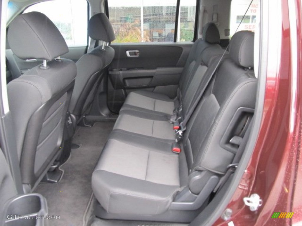 Black Interior 2011 Honda Pilot EX 4WD Photo #56573181