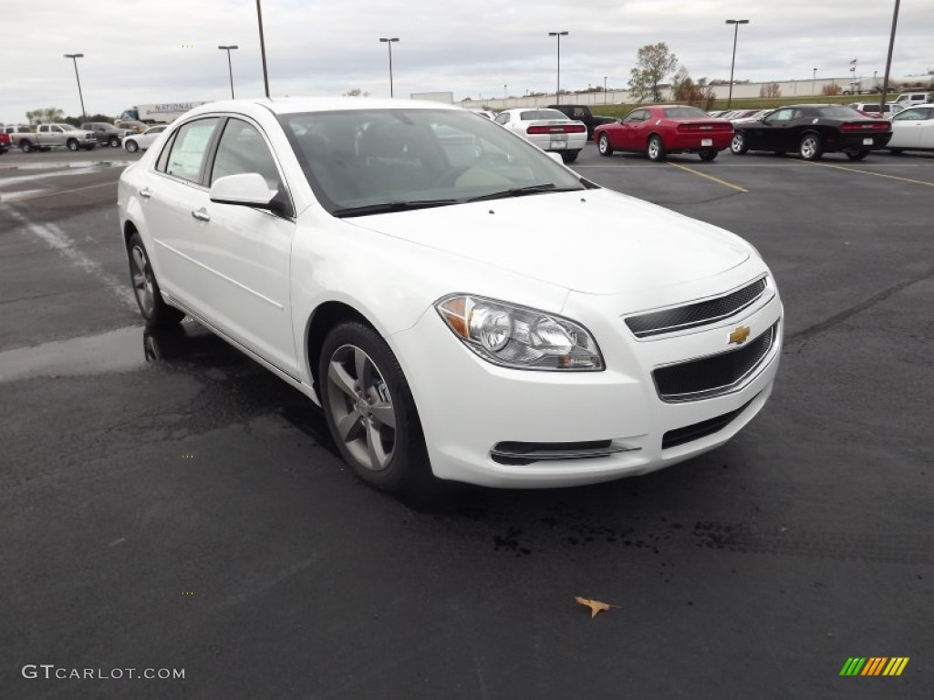 2012 Malibu LT - Summit White / Cocoa/Cashmere photo #3