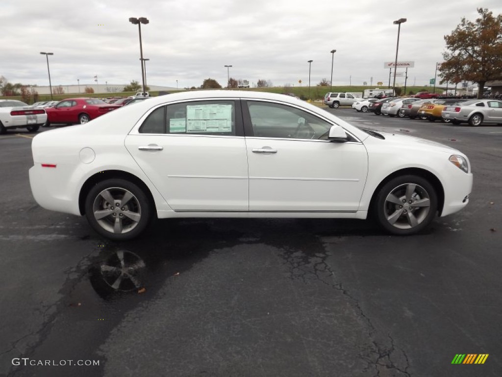 2012 Malibu LT - Summit White / Cocoa/Cashmere photo #4