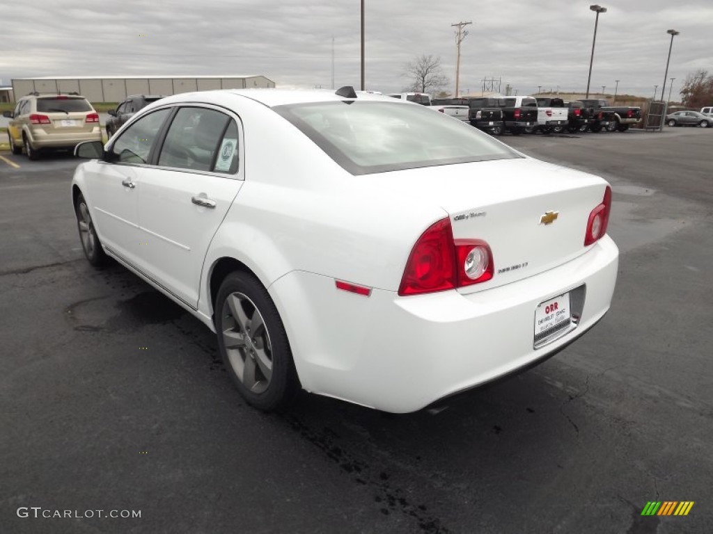 2012 Malibu LT - Summit White / Cocoa/Cashmere photo #7