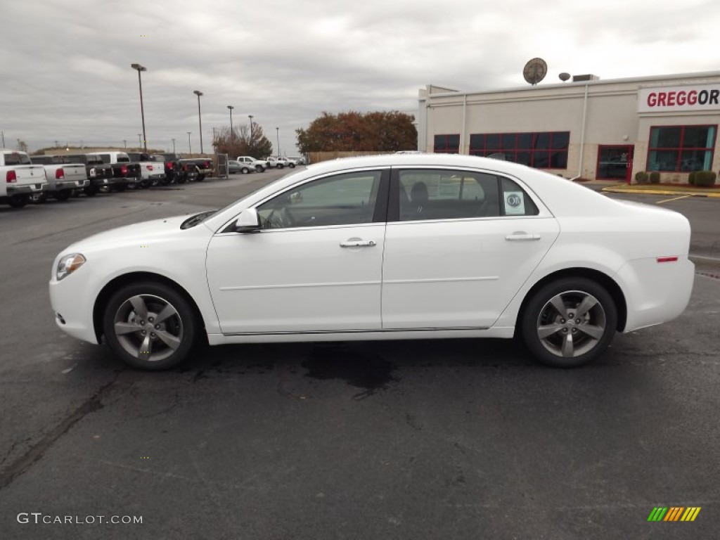 2012 Malibu LT - Summit White / Cocoa/Cashmere photo #8