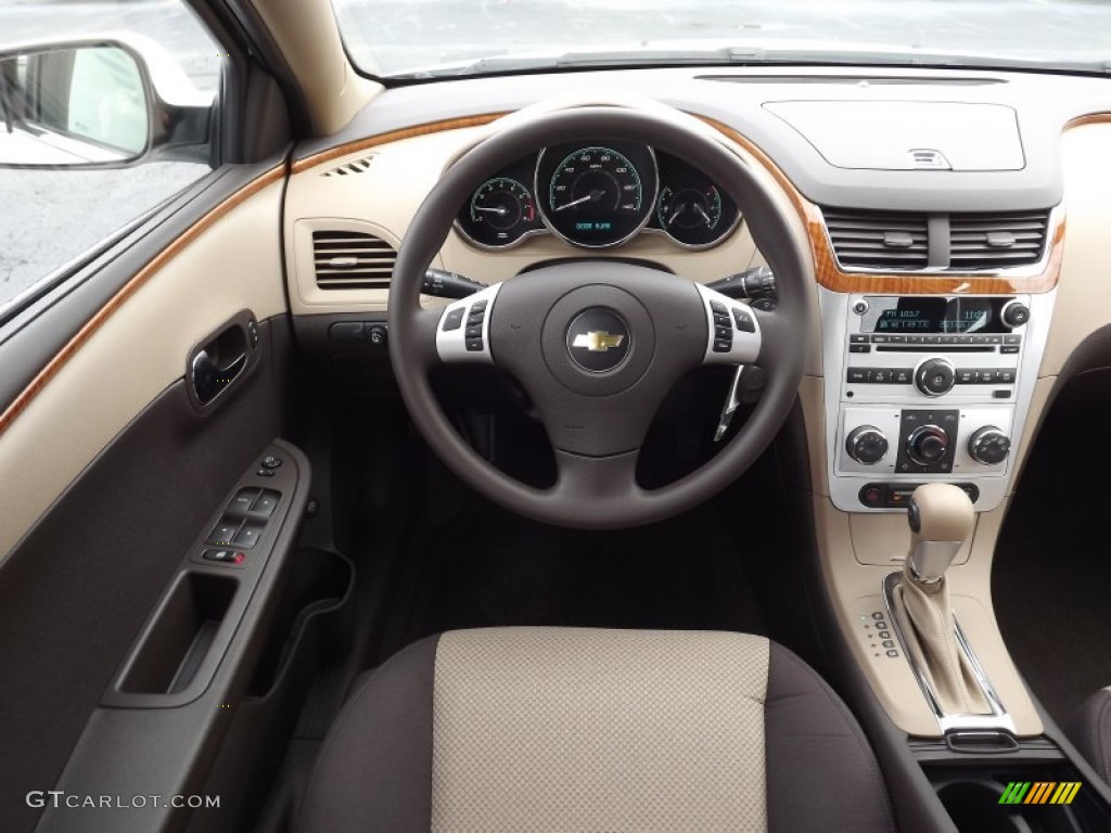 2012 Malibu LT - Summit White / Cocoa/Cashmere photo #9