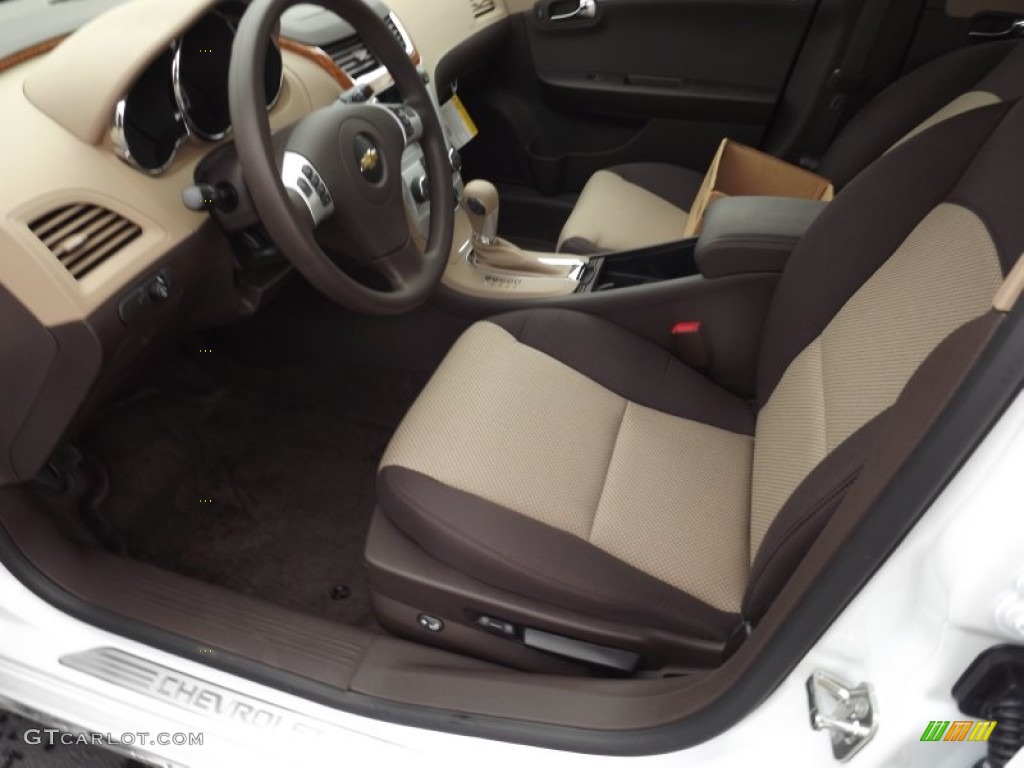 2012 Malibu LT - Summit White / Cocoa/Cashmere photo #11