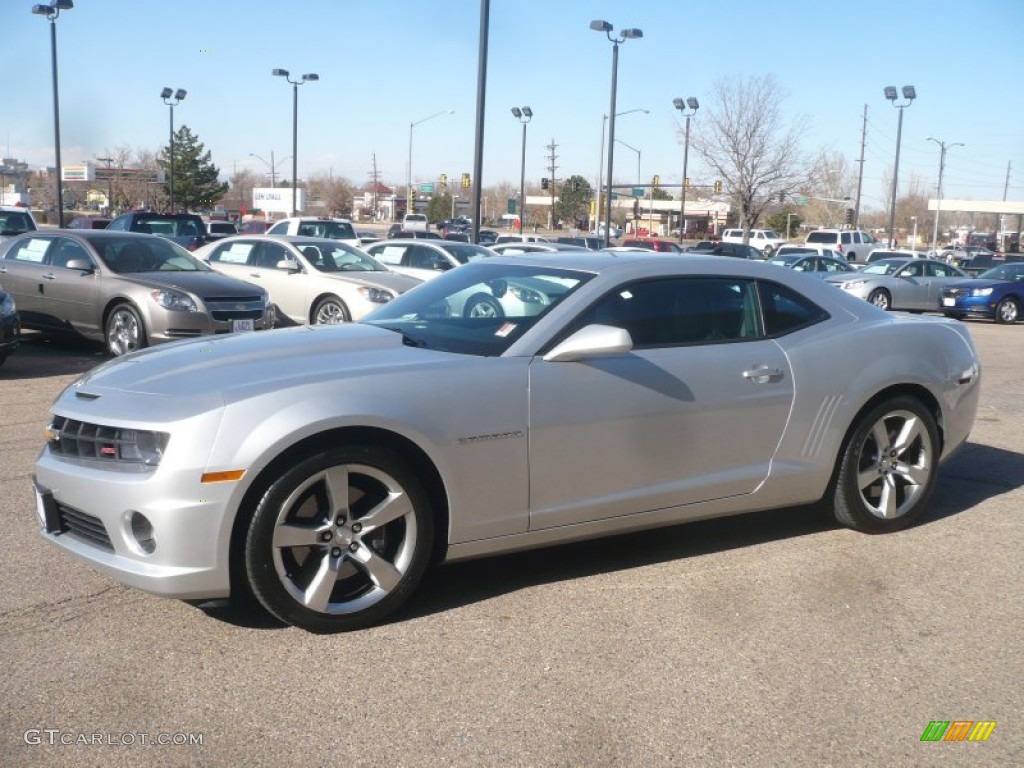 2010 Camaro SS Coupe - Silver Ice Metallic / Black photo #2