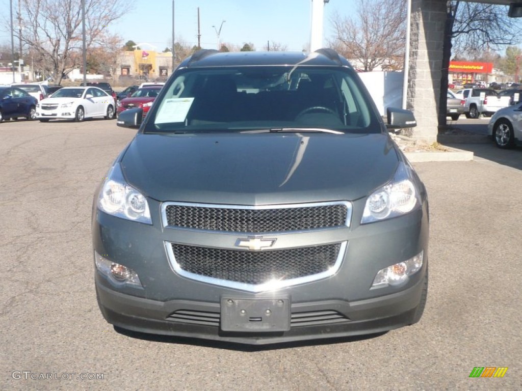 2011 Traverse LT AWD - Cyber Gray Metallic / Ebony/Ebony photo #3