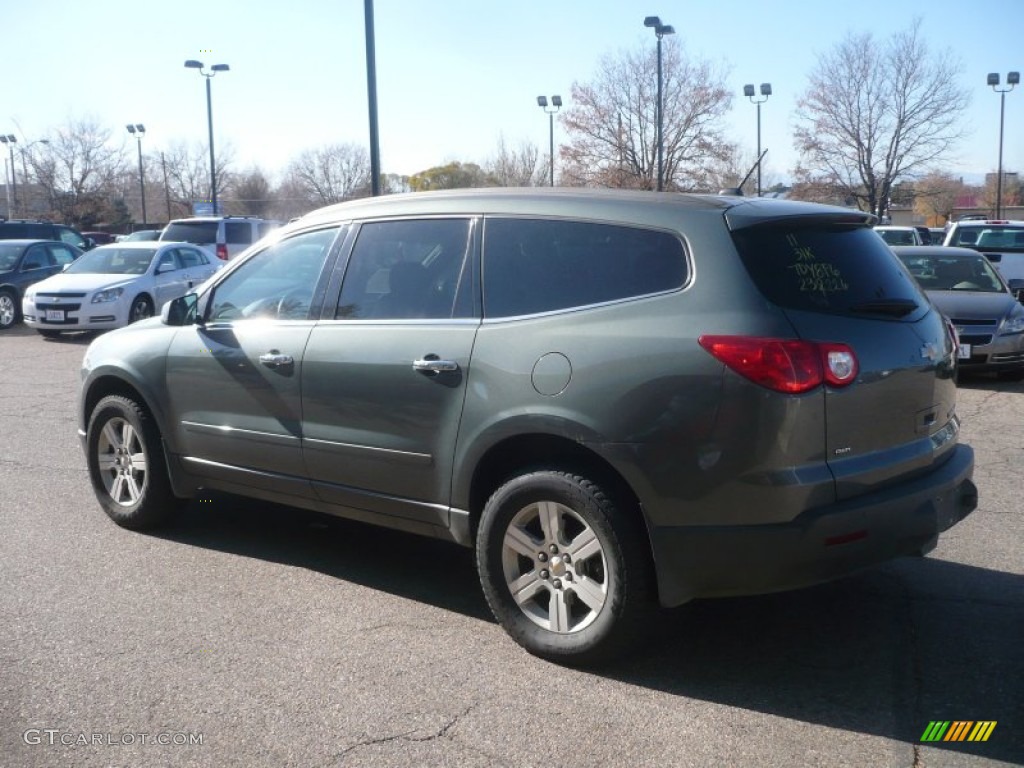 2011 Traverse LT AWD - Cyber Gray Metallic / Ebony/Ebony photo #4
