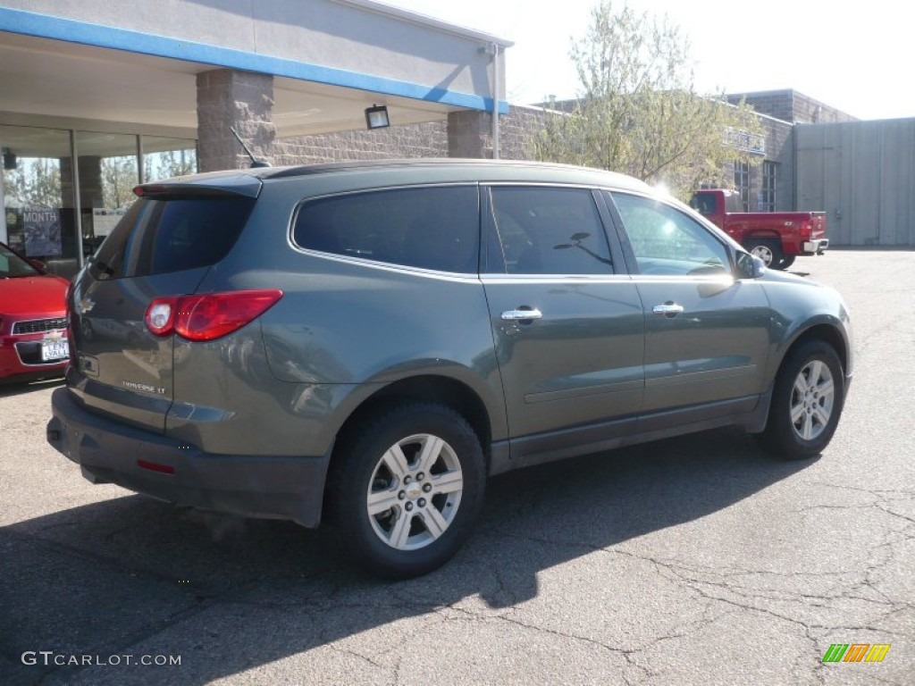 2011 Traverse LT AWD - Cyber Gray Metallic / Ebony/Ebony photo #6