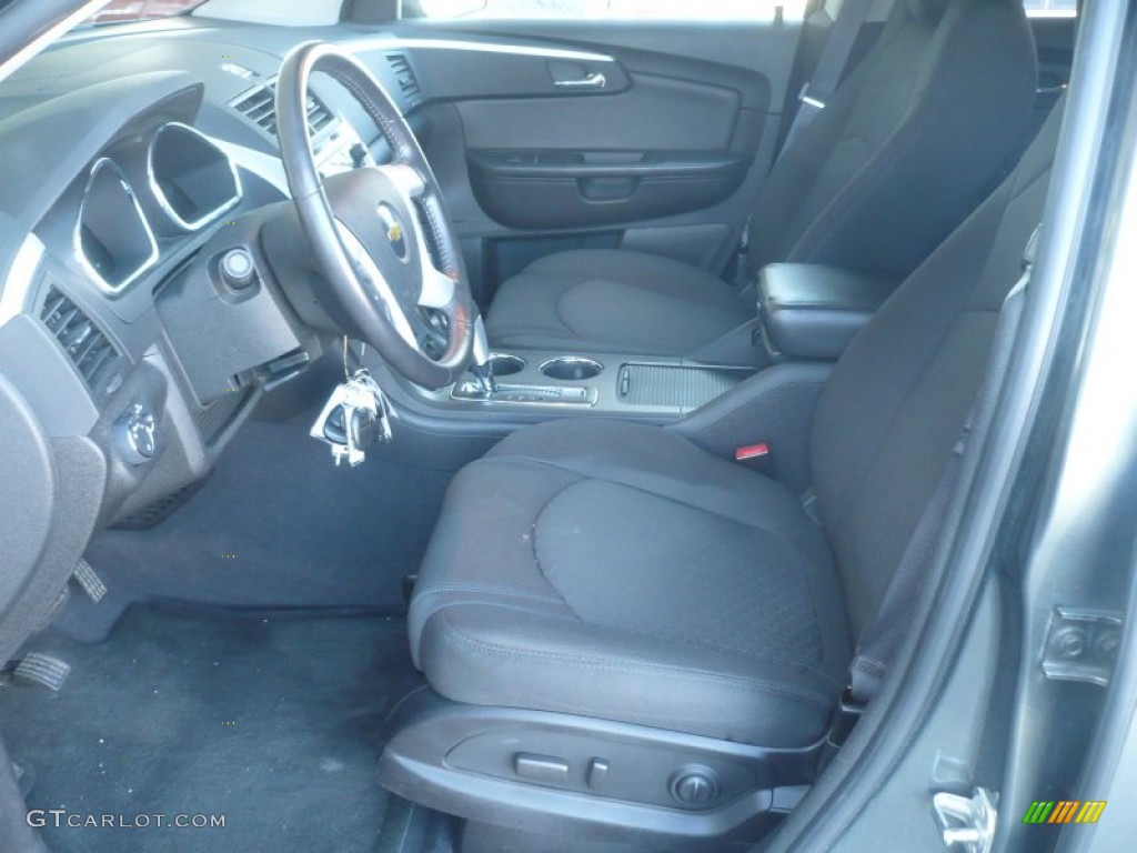 2011 Traverse LT AWD - Cyber Gray Metallic / Ebony/Ebony photo #9