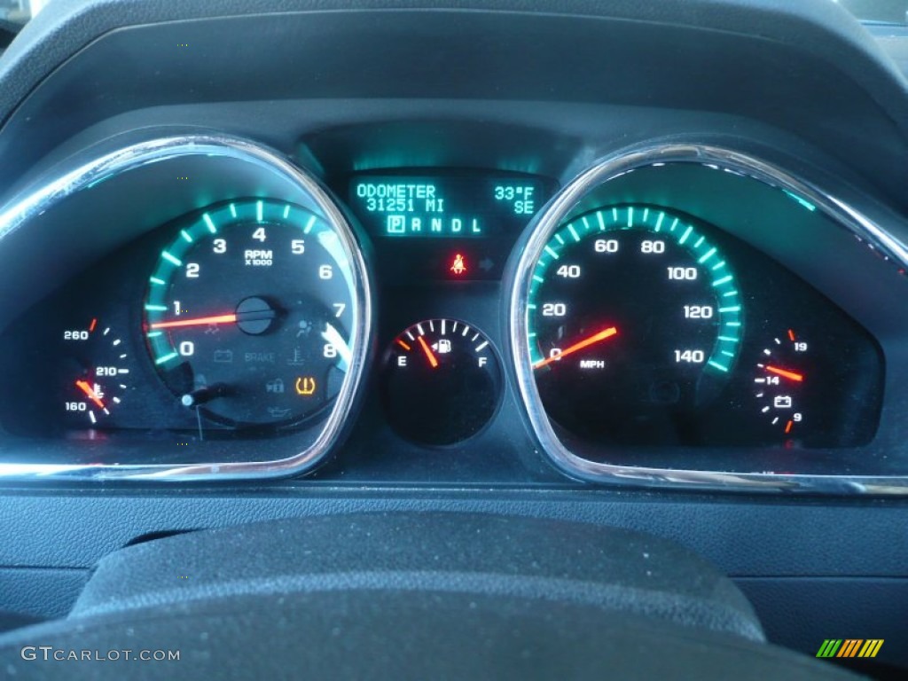 2011 Traverse LT AWD - Cyber Gray Metallic / Ebony/Ebony photo #26