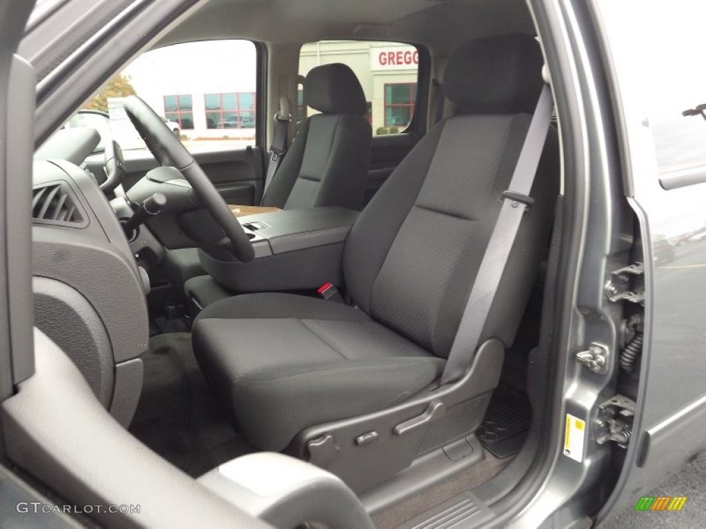 2011 Silverado 1500 LT Crew Cab 4x4 - Steel Green Metallic / Ebony photo #13