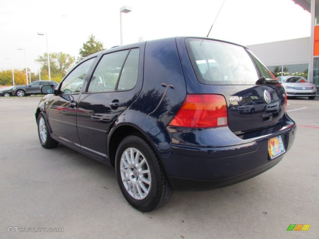 2005 Golf GL TDI 4 Door - Indigo Blue Metallic / Beige photo #3