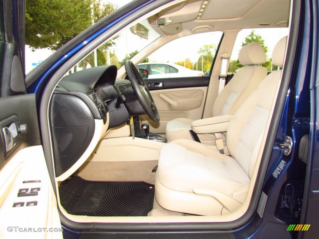 2005 Golf GL TDI 4 Door - Indigo Blue Metallic / Beige photo #9
