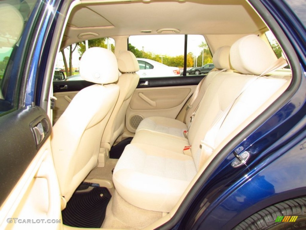 2005 Golf GL TDI 4 Door - Indigo Blue Metallic / Beige photo #10