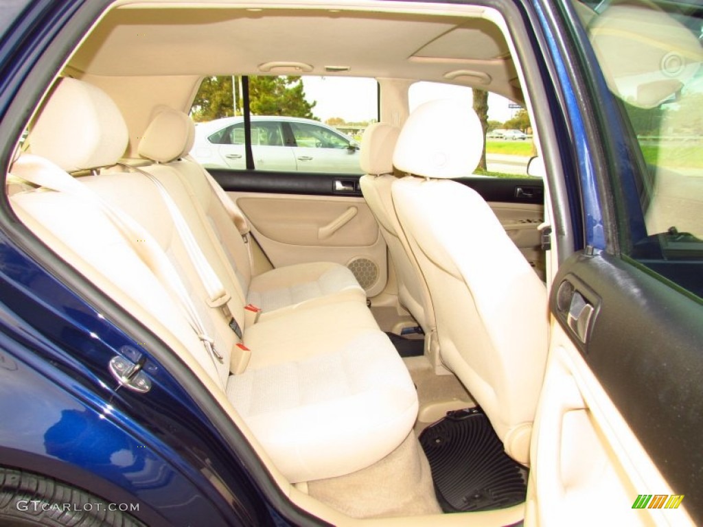 2005 Golf GL TDI 4 Door - Indigo Blue Metallic / Beige photo #12