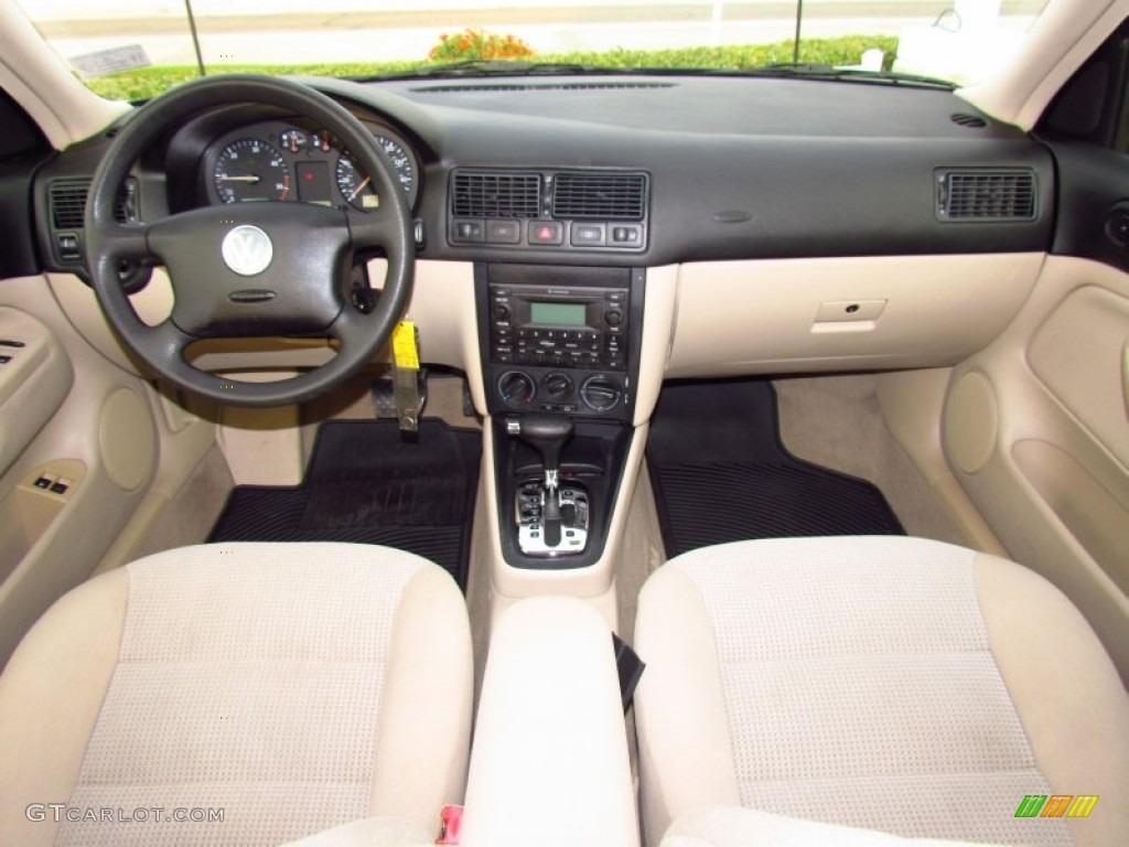 2005 Golf GL TDI 4 Door - Indigo Blue Metallic / Beige photo #14