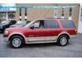 Redfire Metallic 2008 Ford Expedition Eddie Bauer 4x4 Exterior