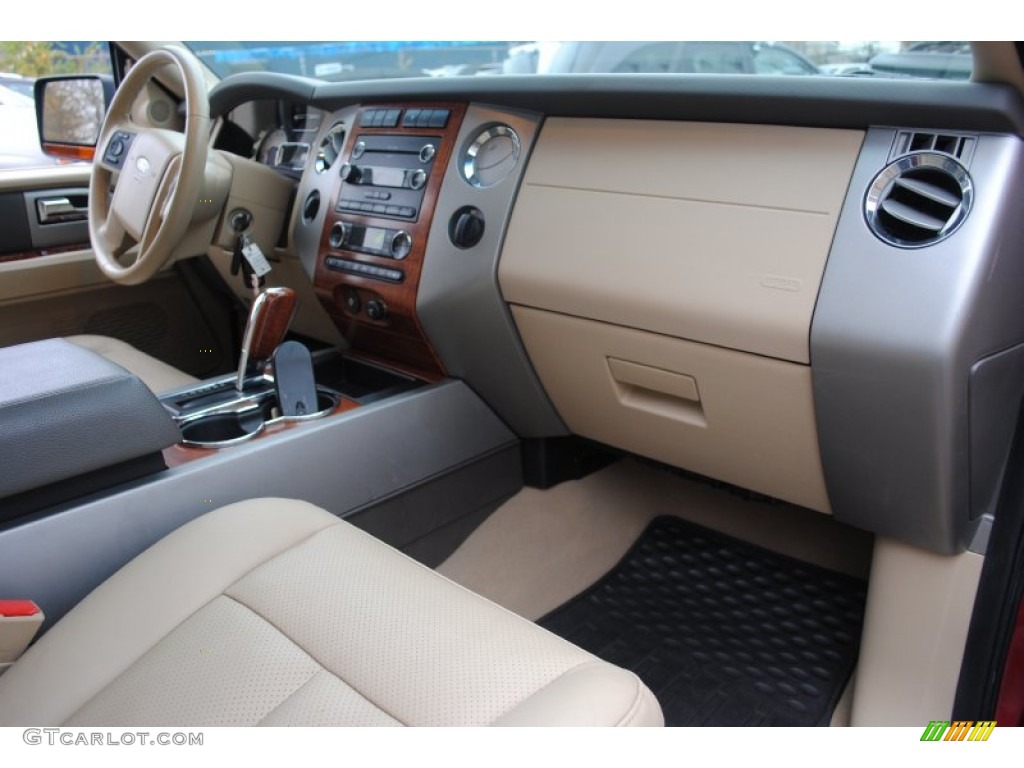 Camel Interior 2008 Ford Expedition Eddie Bauer 4x4 Photo #56576934