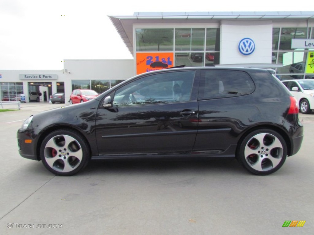 Black Magic Metallic 2009 Volkswagen GTI 2 Door Exterior Photo #56577129