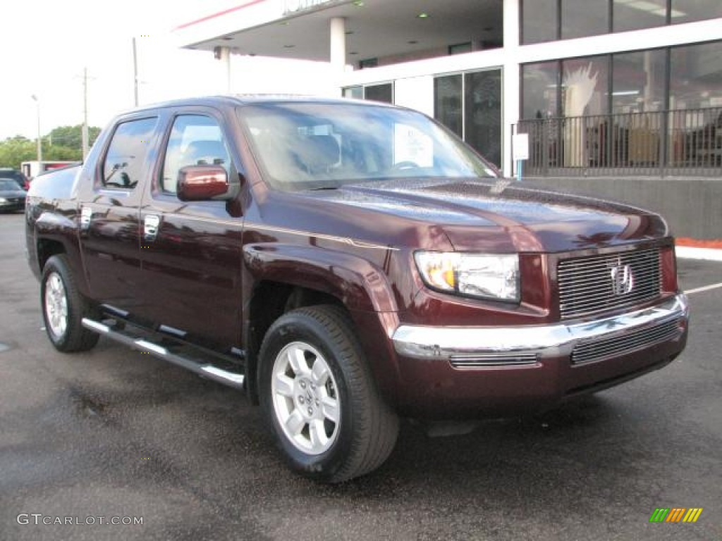 2007 Ridgeline RTL - Dark Cherry Pearl / Black photo #1