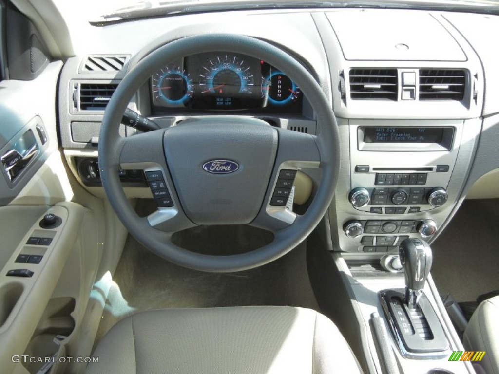 2012 Ford Fusion SE V6 Camel Dashboard Photo #56578828