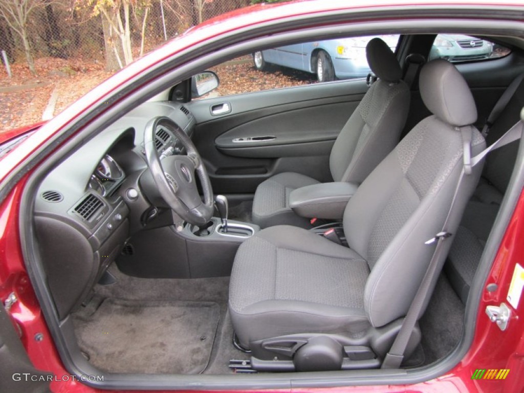 Ebony Interior 2007 Pontiac G5 GT Photo #56578956