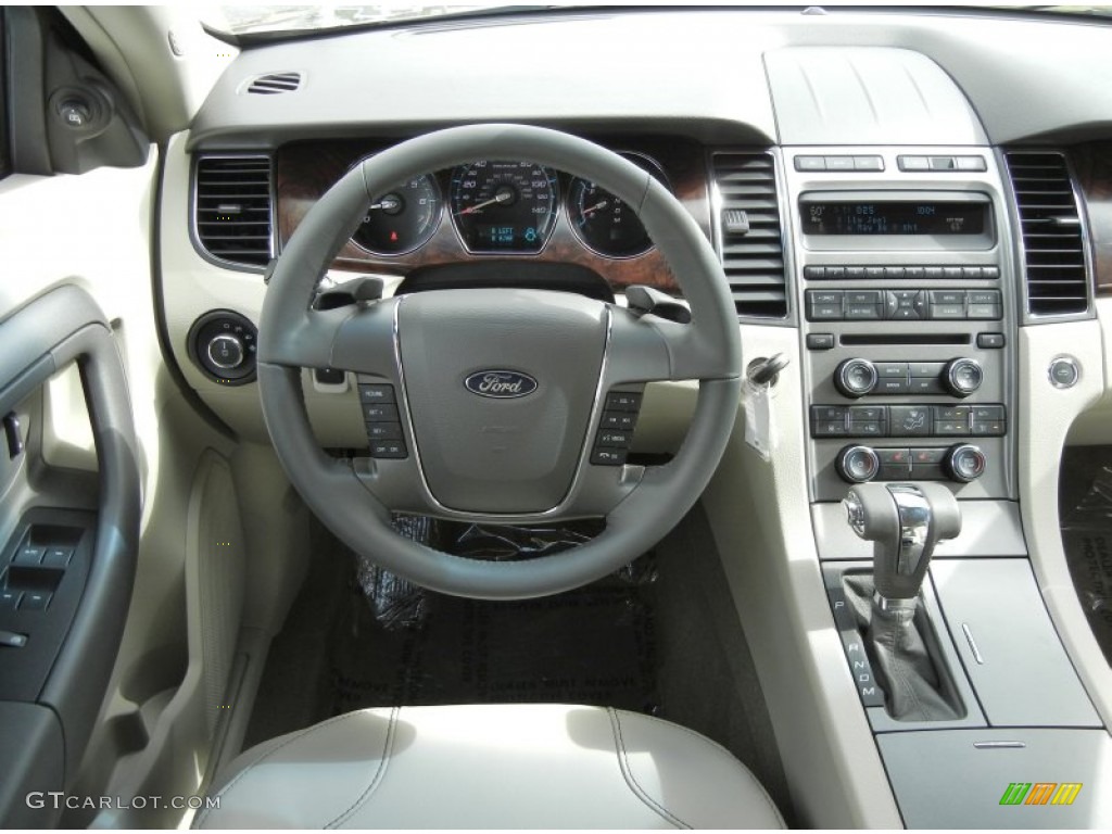 2012 Ford Taurus SEL Light Stone Dashboard Photo #56579055