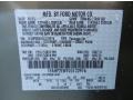JY: Ginger Ale 2012 Ford Taurus SEL Color Code