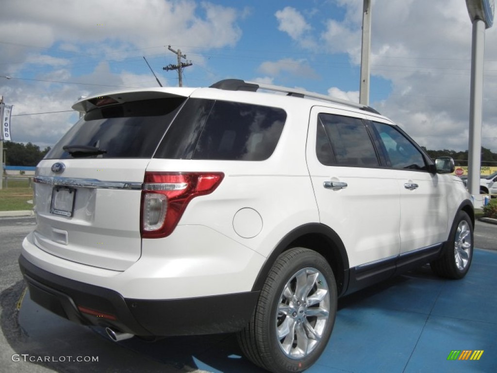 White Platinum Tri-Coat 2012 Ford Explorer Limited Exterior Photo #56579234