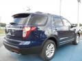 2012 Dark Pearl Blue Metallic Ford Explorer XLT  photo #3