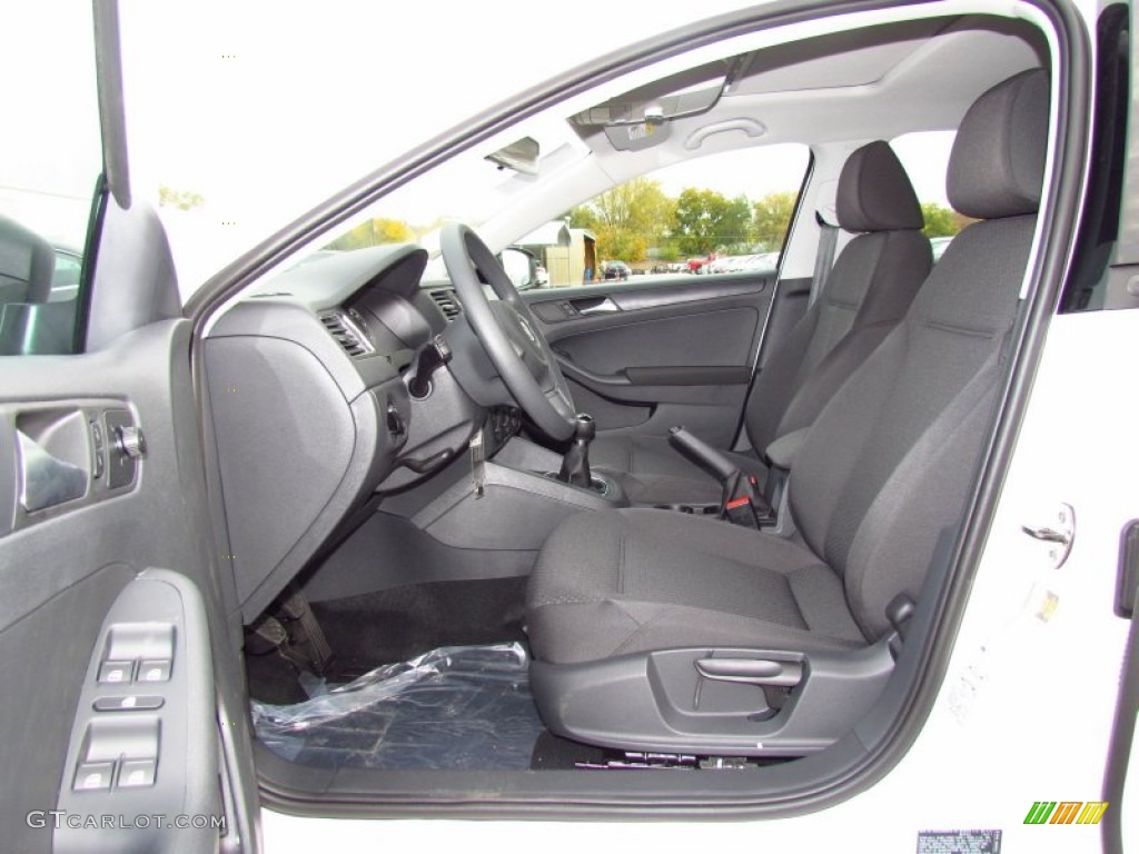 Titan Black Interior 2012 Volkswagen Jetta S Sedan Photo #56579511