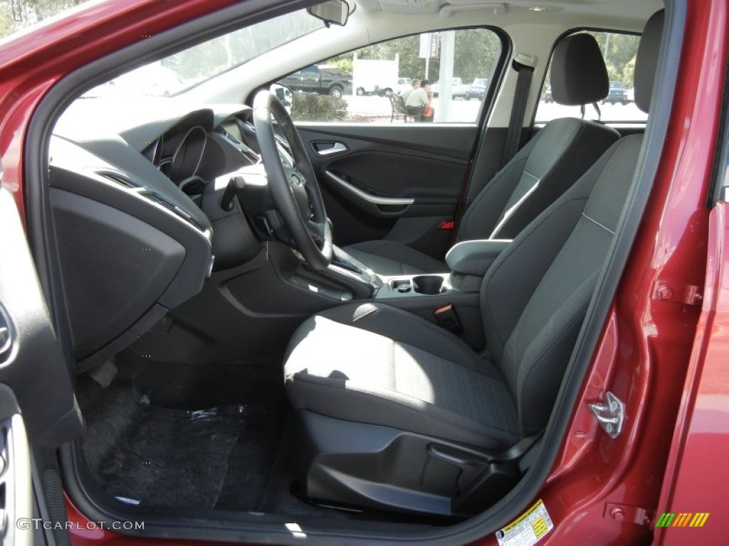 2012 Focus SEL 5-Door - Red Candy Metallic / Charcoal Black photo #5