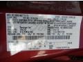 RZ: Red Candy Metallic 2012 Ford Focus SEL 5-Door Color Code