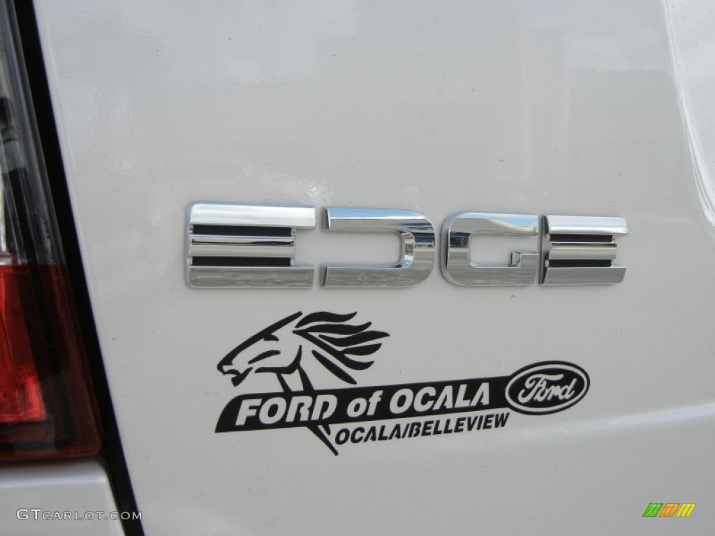 2012 Edge SEL EcoBoost - White Platinum Metallic Tri-Coat / Medium Light Stone photo #4