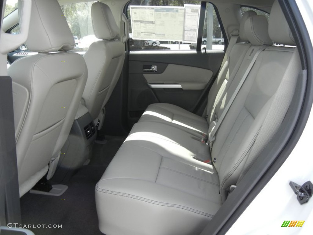 2012 Edge SEL EcoBoost - White Platinum Metallic Tri-Coat / Medium Light Stone photo #6