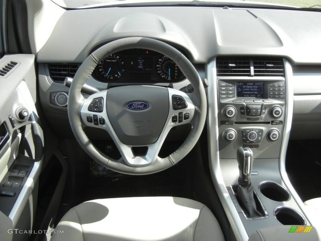 2012 Edge SEL EcoBoost - White Platinum Metallic Tri-Coat / Medium Light Stone photo #7