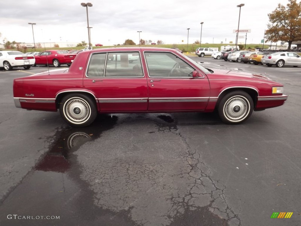 Red Pearl 1992 Cadillac DeVille Sedan Exterior Photo #56579792