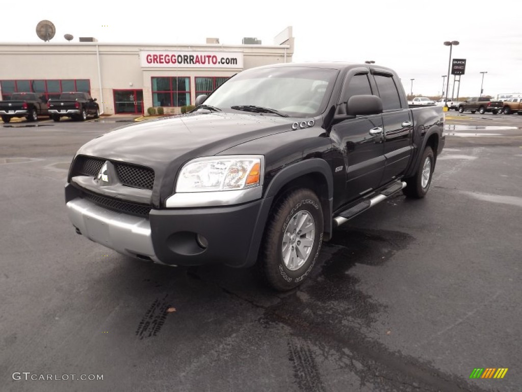 2006 Raider LS Double Cab - Carbide Black / Slate Gray photo #1