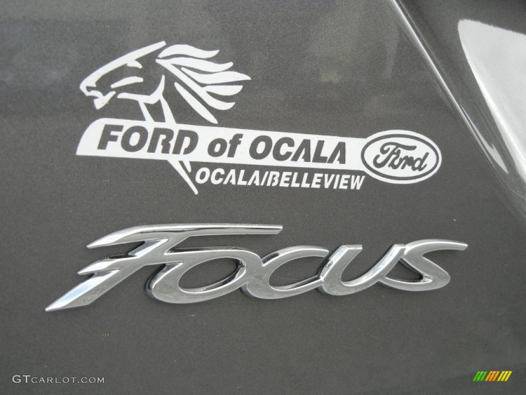 2012 Focus Titanium 5-Door - Sterling Grey Metallic / Charcoal Black Leather photo #4
