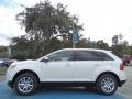 2012 White Platinum Metallic Tri-Coat Ford Edge Limited  photo #2